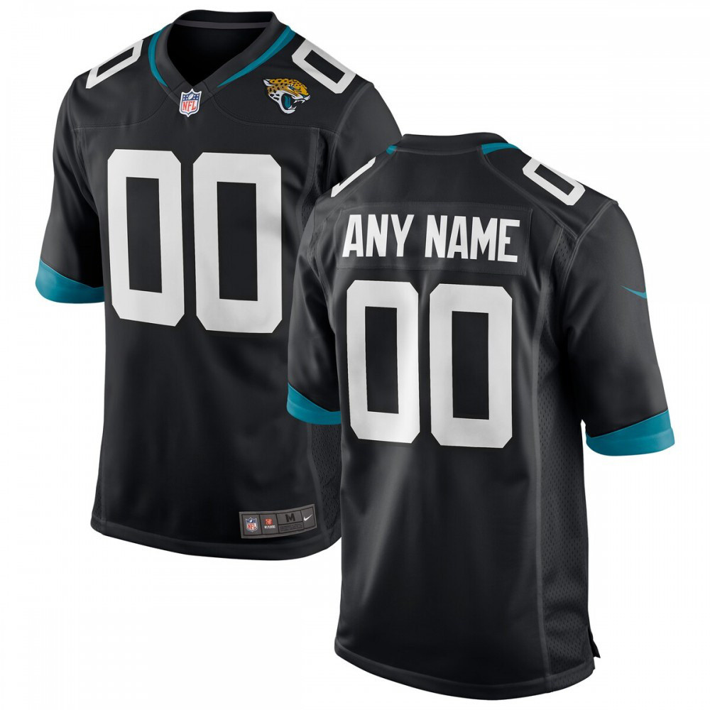 Jacksonville Jaguars Nike Custom Game Jersey - Black-GridironStore
